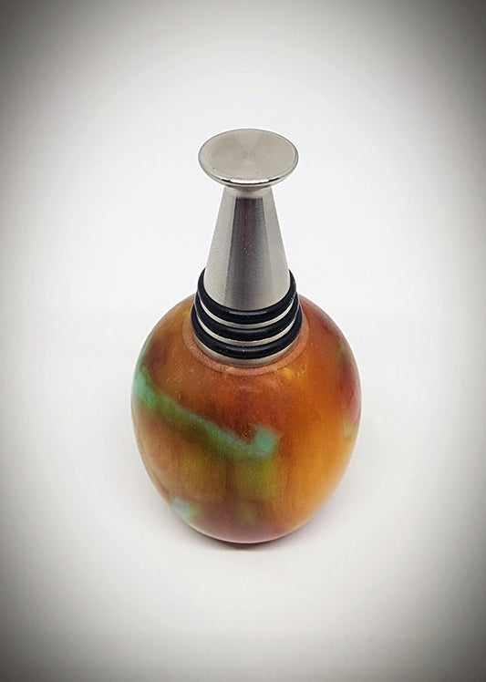 Stainless bottle stopper
